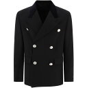 【15,000円以上ご購入で1,000円OFF！】 PRADA プラダ ブラック Black Double-breasted wool jacket ジャケット メンズ 春夏2024 UGM264 S OOO1358F0002 【関税・送料無料】【ラッピング無料】 vi