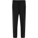 【15,000円以上1,000円OFF!!】 PRADA プラダ ブラック Black Wool trousers パンツ メンズ 春夏2024 SPH341 S OOO1358F0002 【関税・送料無料】【ラッピング無料】 vi