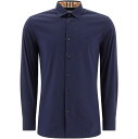 バーバリー 【15,000円以上ご購入で1,000円OFF！】 BURBERRY バーバリー ブルー Blue EKD Stretch Cotton Shirt シャツ メンズ 春夏2024 8071800 【関税・送料無料】【ラッピング無料】 vi