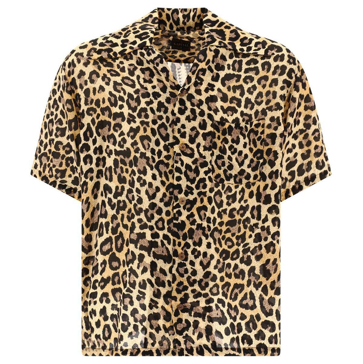 【本日5の付く日ポイント4倍 】 KAPITAL キャピタル ブラウン Brown Leopard shirt シャツ メンズ 秋冬2023 EK-1407BR 【関税 送料無料】【ラッピング無料】 vi