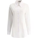 【15,000円以上ご購入で1,000円OFF！】 MIU MIU ミュウ ミュウ ホワイト White Shirt with embroidered logo シャツ レディース 春夏2024 MK1818 S OOO10RGF0009 【関税・送料無料】【ラッピング無料】 vi