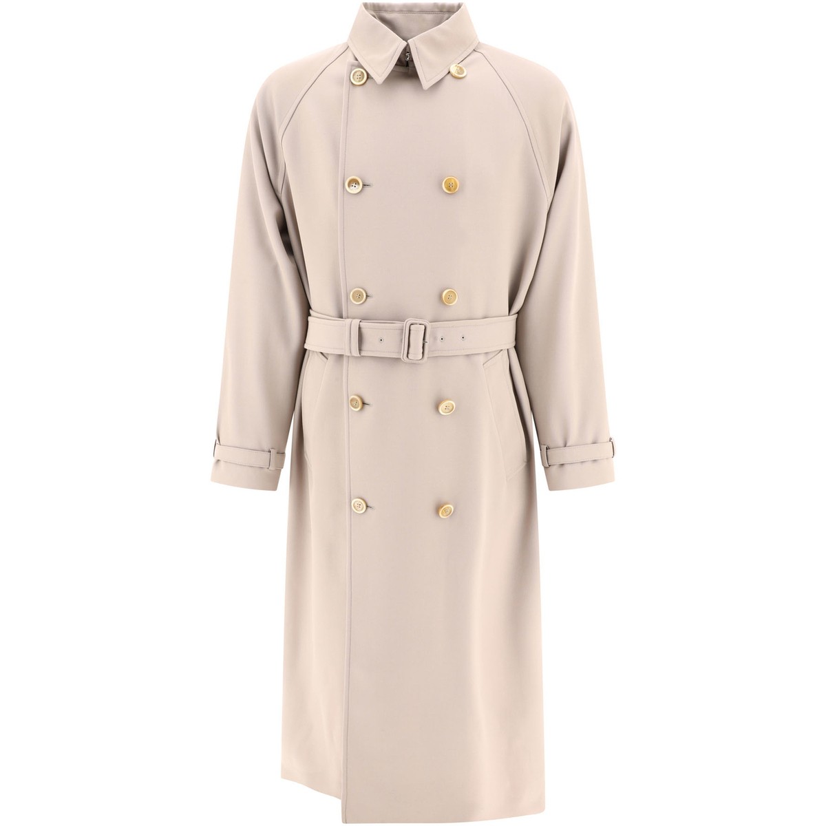 PRADA プラダ ベージュ Beige Wool trench coat コート メンズ 春夏2024 SGC473 S OOO11A6F0065 【関税・送料無料】【ラッピング無料】 vi