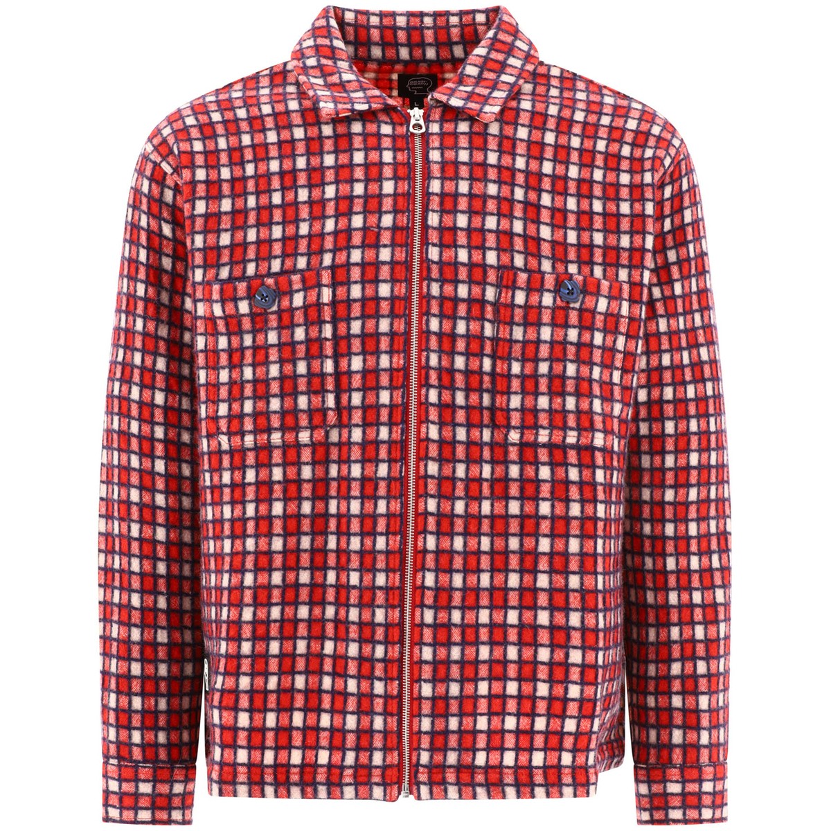 BRAIN DEAD ブレインデッド レッド Red "Check Mate" shirt シャツ メンズ 秋冬2023 F23T16003289RED 【関税・送料無料】【ラッピング無料】 viのサムネイル
