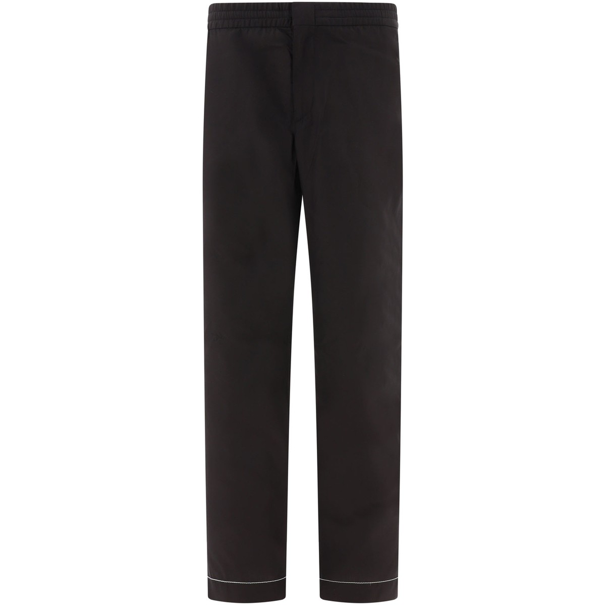 PRADA プラダ ブラック Black Silk trousers パンツ メンズ 春夏2024 SPH344 S OOO10HXF0002 【関税・送料無料】【ラッピング無料】 vi