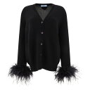 PRADA プラダ ブラック Black Cashmere cardigan ニットウェア レディース 春夏2024 P25M32 S OOO1346F0002 【関税・送料無料】【ラッピング無料】 vi