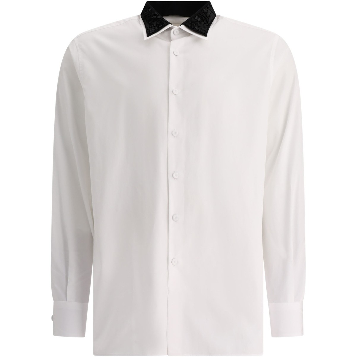 プラダ PRADA プラダ ホワイト White Cotton shirt シャツ メンズ 春夏2024 UCN537 S OOO10IVF0964 【関税・送料無料】【ラッピング無料】 vi