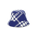 BURBERRY バーバリー ブルー Blue Check Bucket Hat 帽子 レディース 春夏2024 8079490 【関税・送料無料】【ラッピング無料】 vi