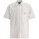 ステューシー ペアTシャツ 【15,000円以上1,000円OFF!!】 STUSSY ステューシー ホワイト White Striped shirt シャツ メンズ 秋冬2023 1110290OFWS 【関税・送料無料】【ラッピング無料】 vi