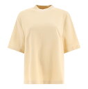 【15,000円以上ご購入で1,000円OFF！】 BURBERRY バーバリー ベージュ Beige Cotton Towelling t-shirt Tシャツ レディース 春夏2024 8081314 【関税・送料無料】【ラッピング無料】 vi