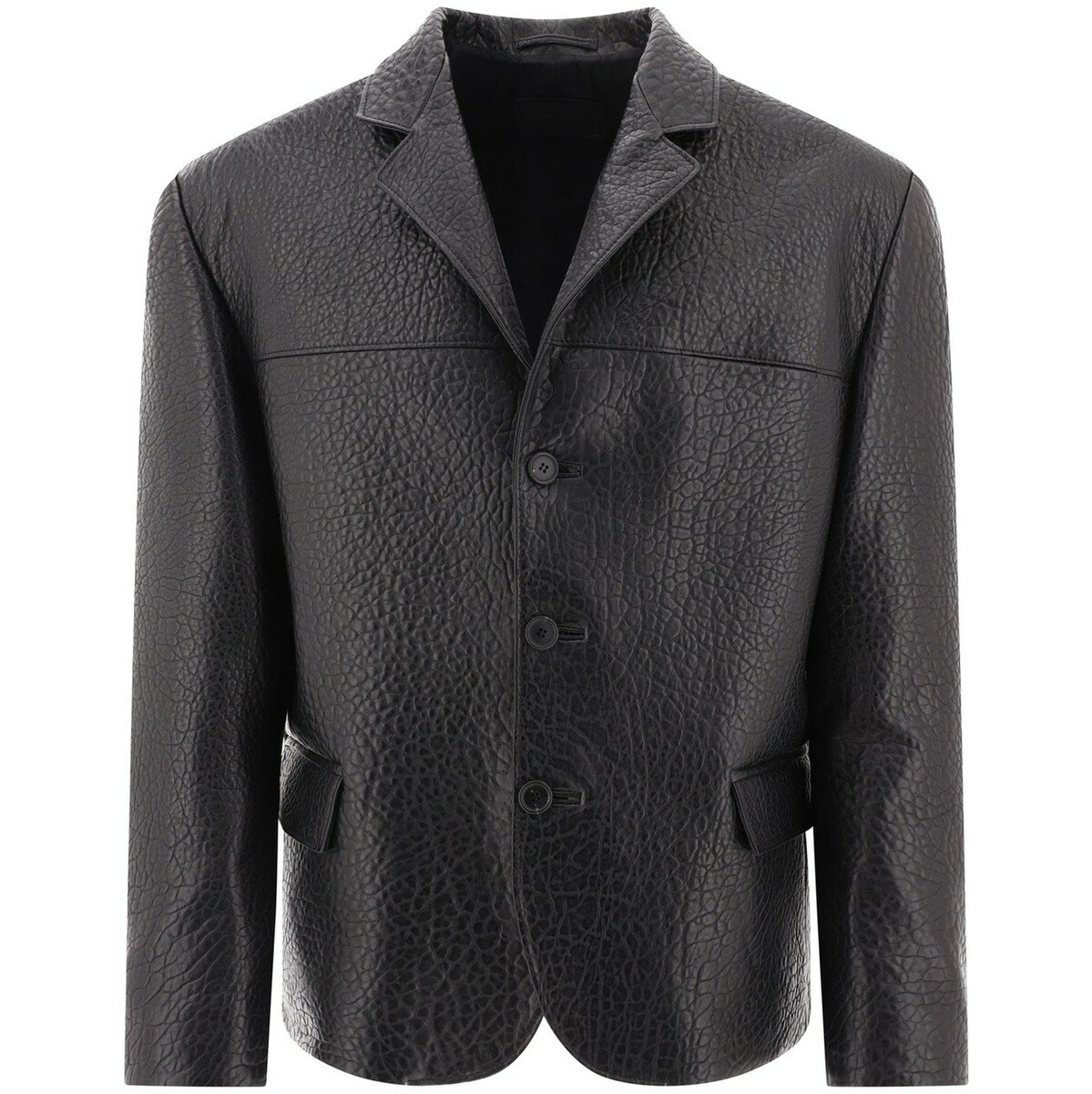 PRADA ץ ֥å Black Nappa leather jacket 㥱å  ղ2024 UPG377 S 23213PYF0002 ڴǡ̵ۡڥåԥ̵ vi