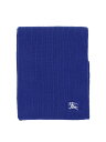 BURBERRY バーバリー ブルー Blue Ribbed cashmere scarf ファッション小物 メンズ 春夏2024 8085770 【関税・送料無料】【ラッピング無料】 vi