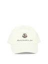 モンクレール 帽子 メンズ 【15,000円以上1,000円OFF!!】 MONCLER モンクレール ホワイト White Gabardine baseball cap 帽子 メンズ 春夏2024 3B00002-0U162034 【関税・送料無料】【ラッピング無料】 vi