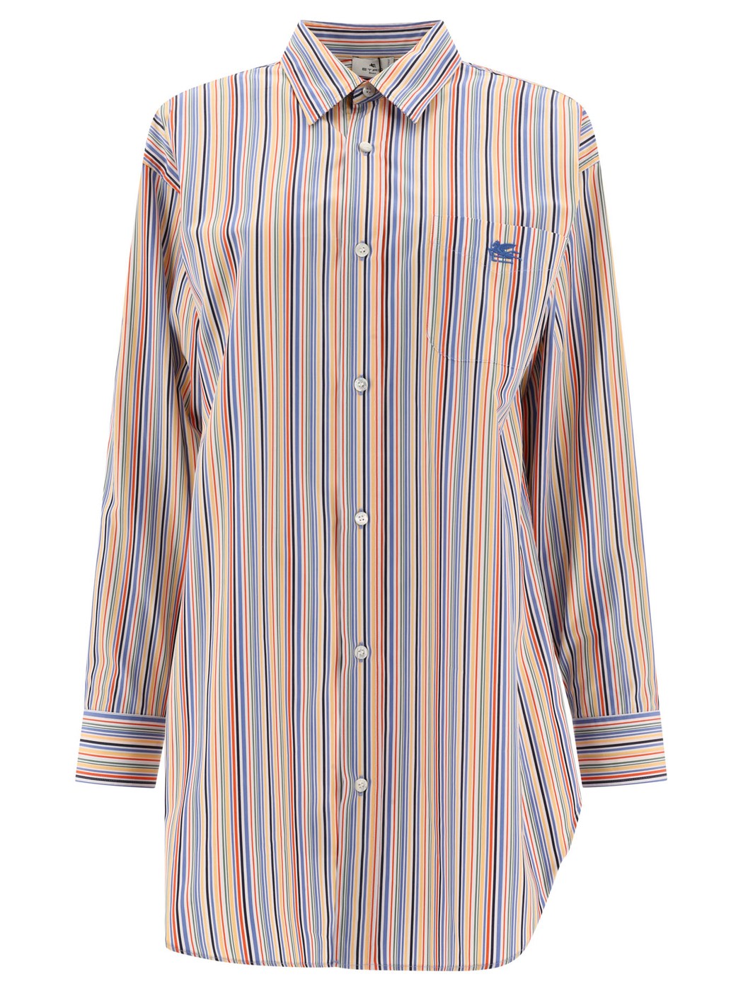 ETRO エトロ オレンジ Orange Striped shirt with logo シャツ レディース 春夏2024 WRIA001899TR546S8450 【関税・送料無料】【ラッピング無料】 vi