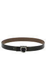 【15,000円以上1,000円OFF!!】 FERRAGAMO フェラガモ ブラック Black Reversible Gancini belt ベルト メンズ 春夏2024 0770934 【関税・送料無料】【ラッピング無料】 vi