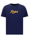 ポロ ラルフ ローレン POLO RALPH LAUREN Tシャツ メンズ ブルー T-shirts "Ralph" t-shirt 710936401001DARK COBALT Blue 関税 送料無料 ラッピング無料 2024SS vi