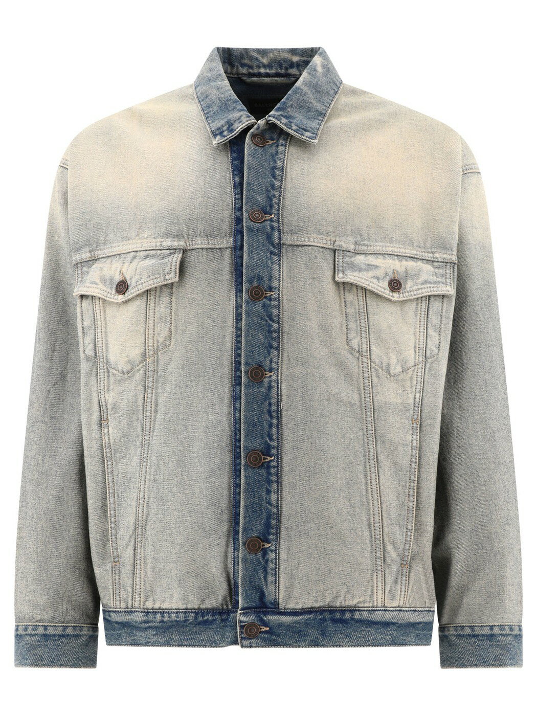 BALENCIAGA バレンシアガ ブルー Light Blue Oversized denim jacket ジャケット メンズ 春夏2024 7736..