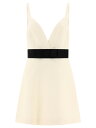 【15,000円以上1,000円OFF!!】 DOLCE&GABBANA ドルチェ&ガッバーナ ホワイト White Woolen dress with satin belt and straps ドレス レディース 春夏2024 F6JEYTFUBGEW0001 【関税・送料無料】【ラッピング無料】 vi