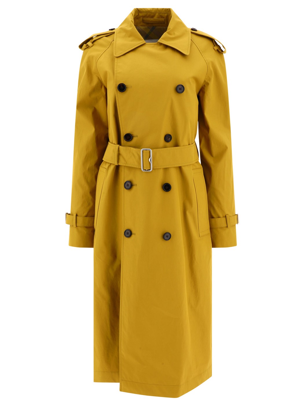 BURBERRY バーバリー イエロー Yellow Long gabardine trench coat コート レディース 春夏2024 8089127 【関税・送料無料】【ラッピング無料】 vi