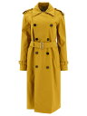 【15,000円以上1,000円OFF!!】 BURBERRY バーバリー イエロー Yellow Long gabardine trench coat コート レディース 春夏2024 8089127 【関税・送料無料】【ラッピング無料】 vi