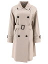 マックスマーラ コート レディース MAX MARA THE CUBE マックス マーラ ザキューブ ベージュ Beige Double-breasted trench coat コート レディース 春夏2024 2419021014600TITRENCH002 【関税・送料無料】【ラッピング無料】 vi