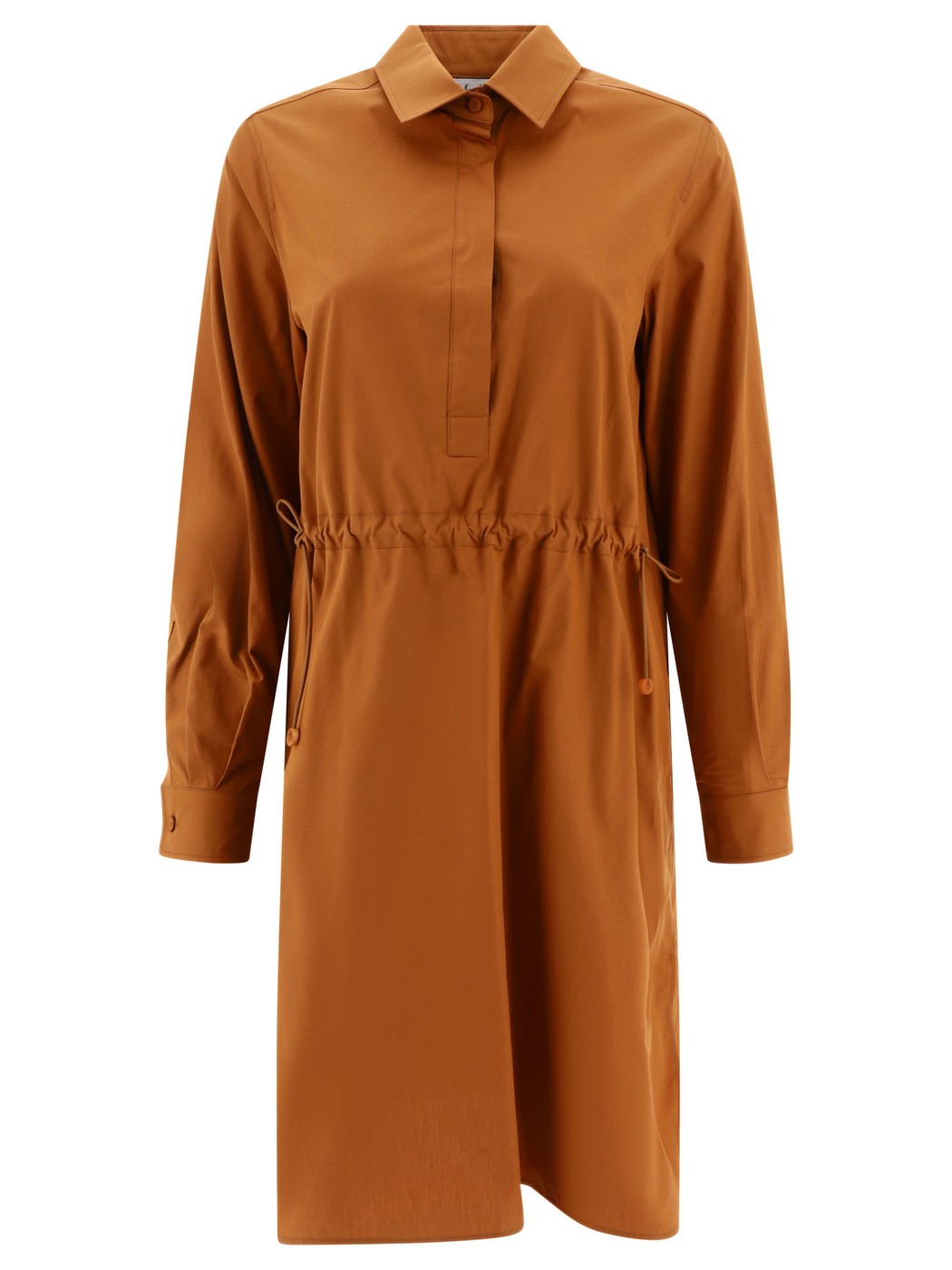 MAX MARA マックス マーラ ブラウン Brown "Juanita" shirt dress ドレス レディース 春夏2024 2411221012600JUANITA034 【関税・送料無料】【ラッピング無料】 vi