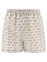 【15,000円以上1,000円OFF!!】 BURBERRY バーバリー ホワイト White B-motif Shorts ショーツ レディース 春夏2024 8088643 【関税・送料無料】【ラッピング無料】 vi