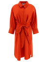 MAX MARA S マックスマーラ オレンジ Orange "Tabata" poplin shirt dress ドレス レディース 春夏2024 2419221013600TABATA041 【関税・送料無料】【ラッピング無料】 vi