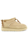 アグ オーストラリア UGG AUSTRALIA ブーツ レディース ベージュ Boots "Ultra Mini Crafted Regenerate" ankle boots 1152953SAN Beige 関税 送料無料 ラッピング無料 2024SS vi