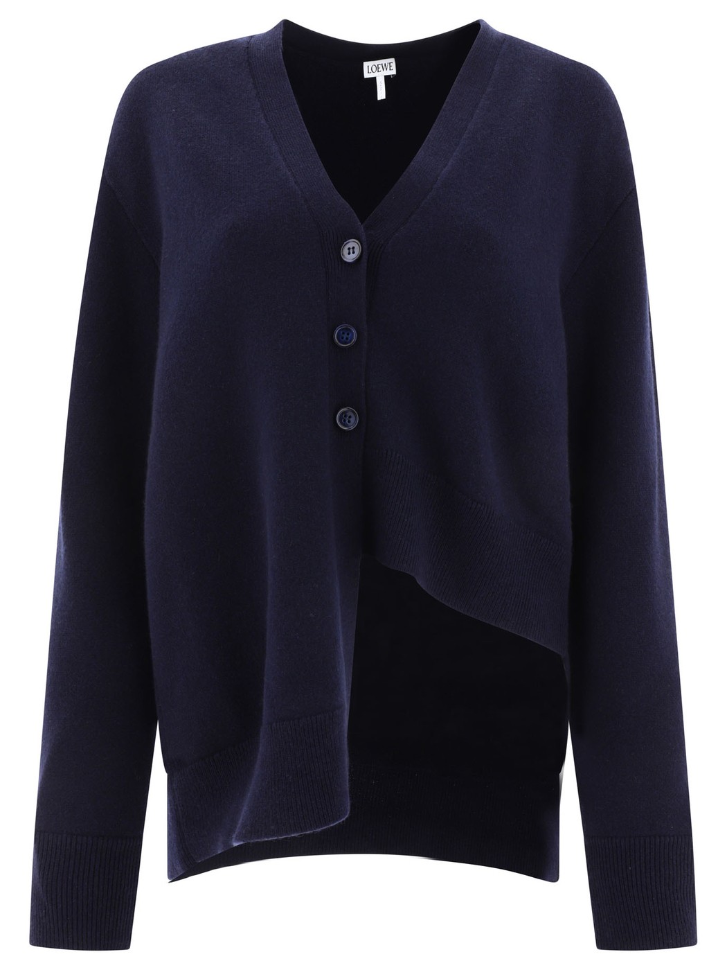 LOEWE ロエベ ブルー Blue Asymmetrical cardigan in cashmere ニットウェア レディース 春夏2024 S359Y16K619602 【関税・送料無料】【ラッピング無料】 vi