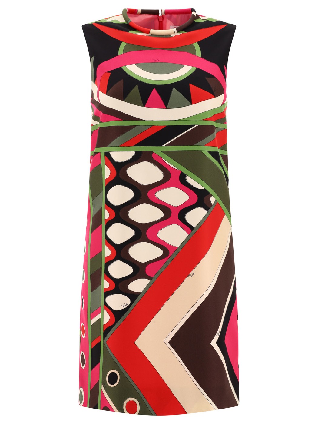 EMILIO PUCCI エミリオ プッチ パープル Fuchsia Vivara-print dress ドレス レディース 春夏2024 4HRG074H721020 【関税・送料無料】【ラッピング無料】 vi