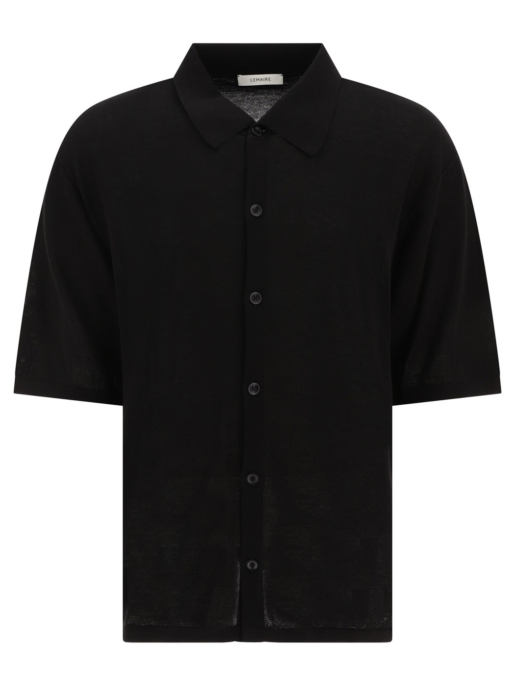 LEMAIRE ᡼ ֥å Black Knitted shirt   ղ2024 TO1225LK116BK999 ڴǡ̵ۡڥåԥ̵ vi