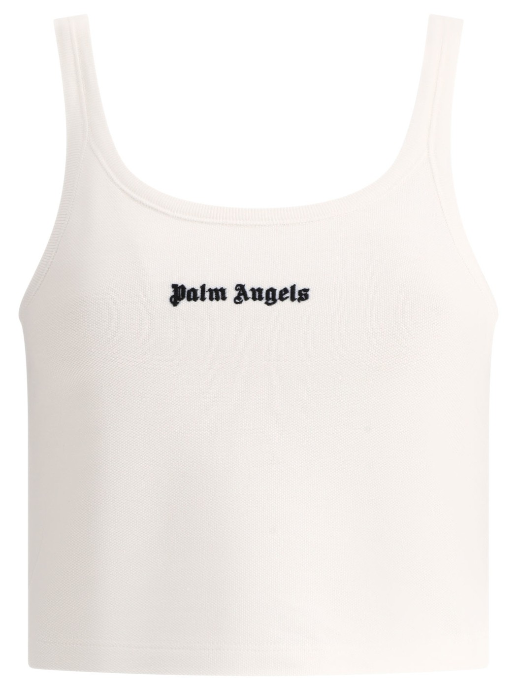 PALM ANGELS パーム エンジェルス ホワイト White "Classic Logo" tank top トップス レディース 春夏2024 PWAS060S24FAB0020310  vi