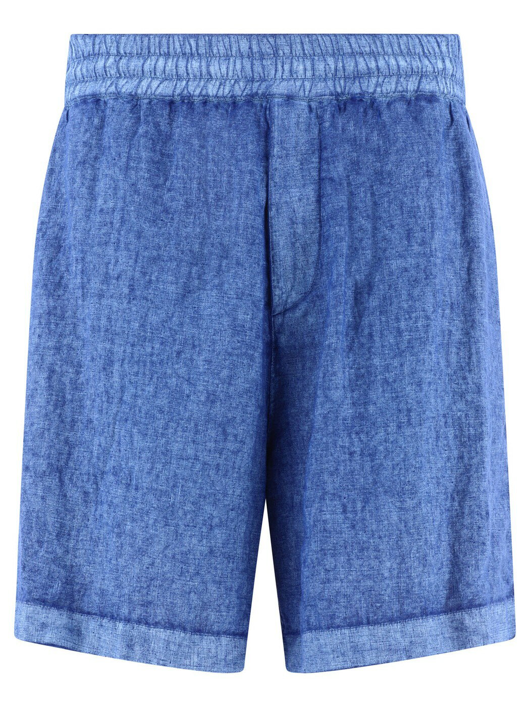 BURBERRY バーバリー ブルー Blue Linen shorts with drawstrings ショーツ メンズ 春夏2024 8081793 【関税・送料無料】【ラッピング無料】 vi