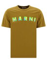  MARNI マルニ グリーン Green "Gingham" t-shirt Tシャツ メンズ 春夏2024 HUMU0198PTUSCW61GOV49  vi