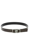 フェラガモ ベルト（メンズ） 【15,000円以上1,000円OFF!!】 FERRAGAMO フェラガモ ブラウン Brown "Gancini" adjustable and reversible belt ベルト メンズ 春夏2024 0773321 【関税・送料無料】【ラッピング無料】 vi