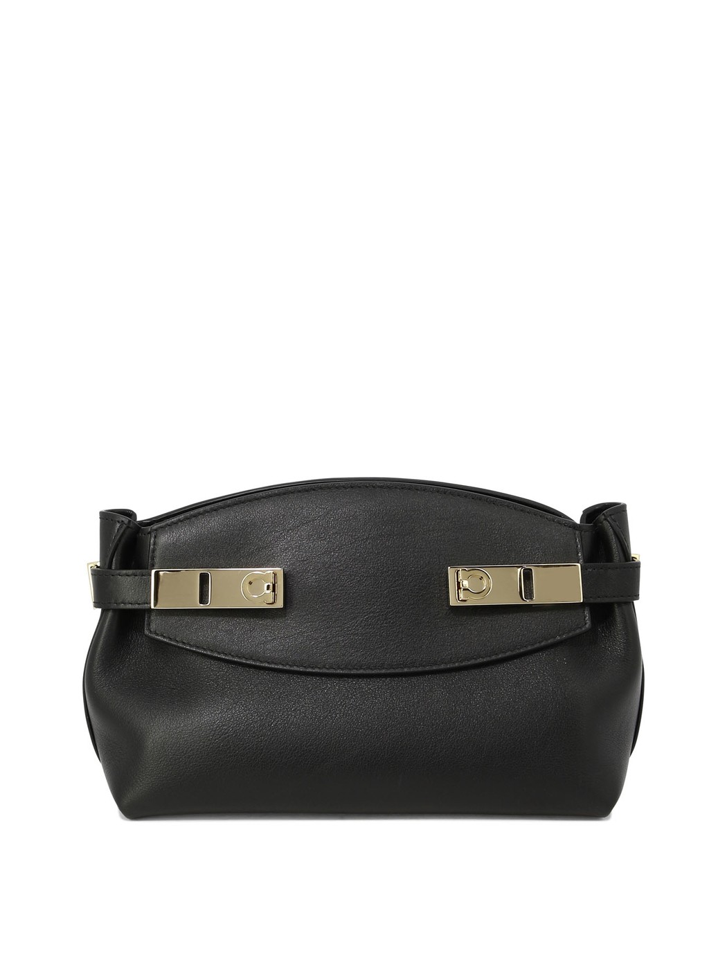 クラッチバッグ 【楽天スーパーSALE!!200000円以上5000円OFFクーポン対象】 FERRAGAMO フェラガモ ブラック Black "Hug" clutch クラッチバッグ レディース 春夏2024 0768846 【関税・送料無料】【ラッピング無料】 vi