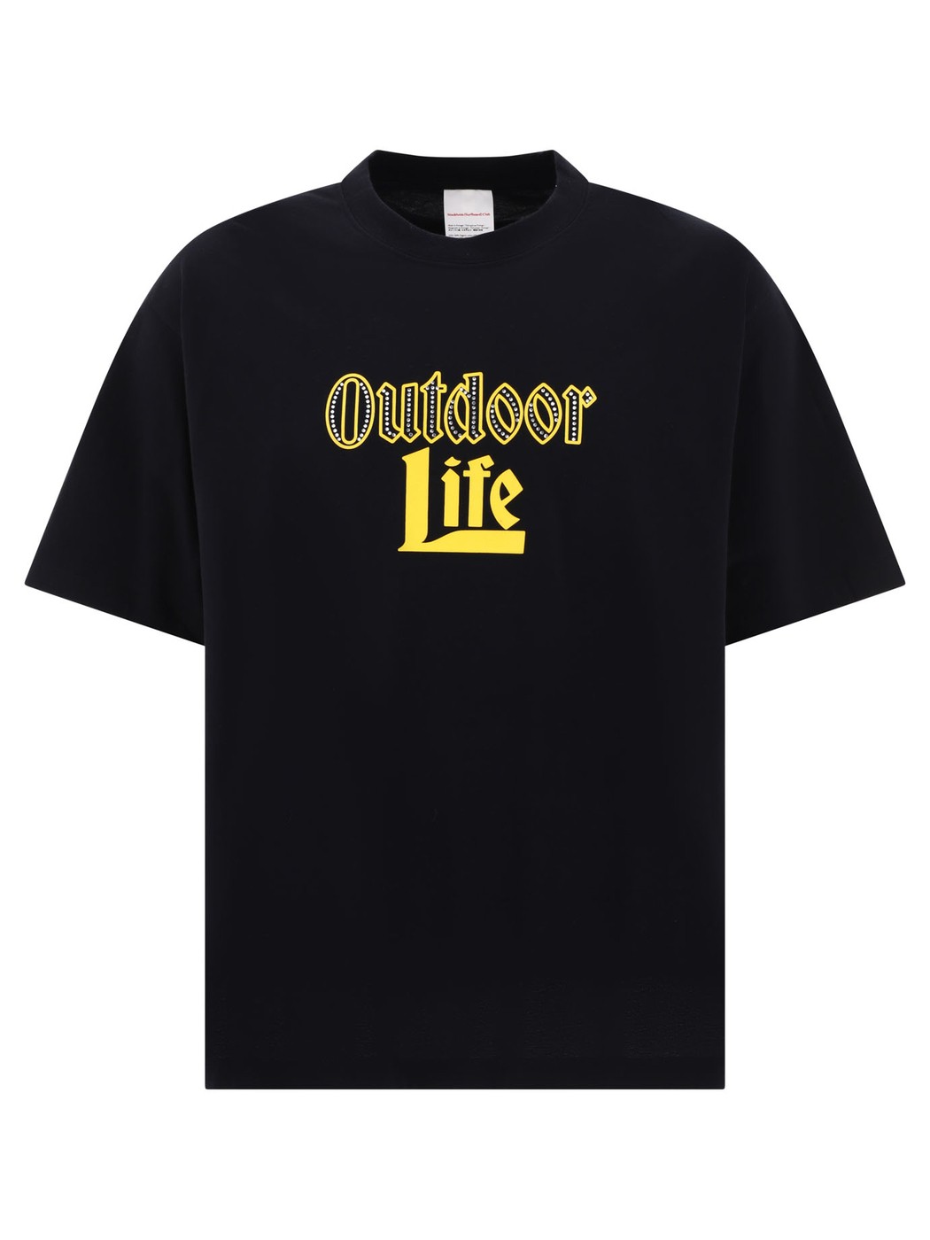 STOCKHOLM SURFBOARD CLUB ストックホルムサーフボードクラブ ブラック Black "Outdoor Life" t-shirt Tシャツ メンズ 春夏2024 U1000035BLACK  vi