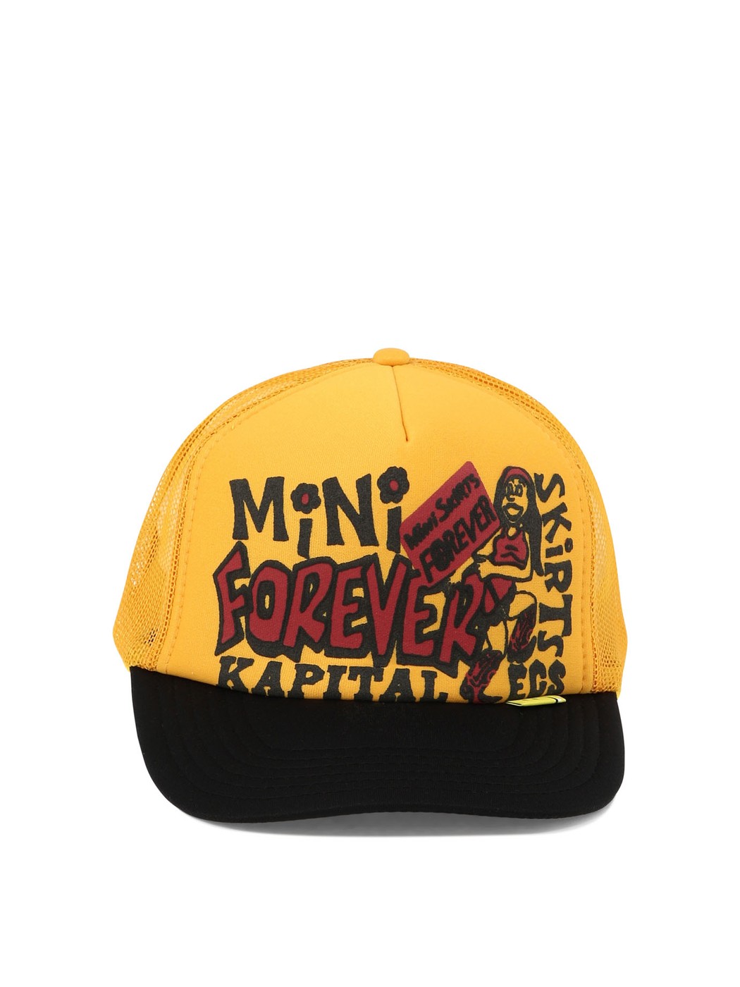 【土日限定クーポン配布中！】 KAPITAL キャピタル イエロー Yellow Mini Skirts Forever cap 帽子 メンズ 春夏2024 EK-1596XHGBC 【関税 送料無料】【ラッピング無料】 vi