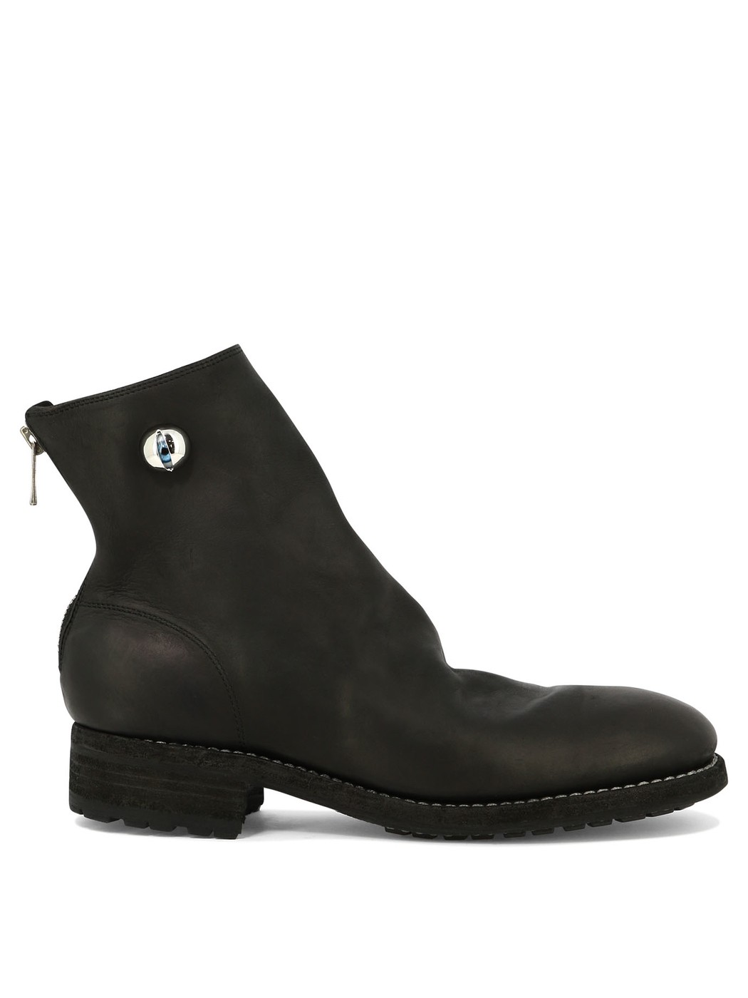 UNDERCOVER アンダーカバー ブラック Black Undercover x Guidi ankle boots ブーツ メンズ 春夏2024 966V EYELINED/BLKT 【関税 送料無料】【ラッピング無料】 vi