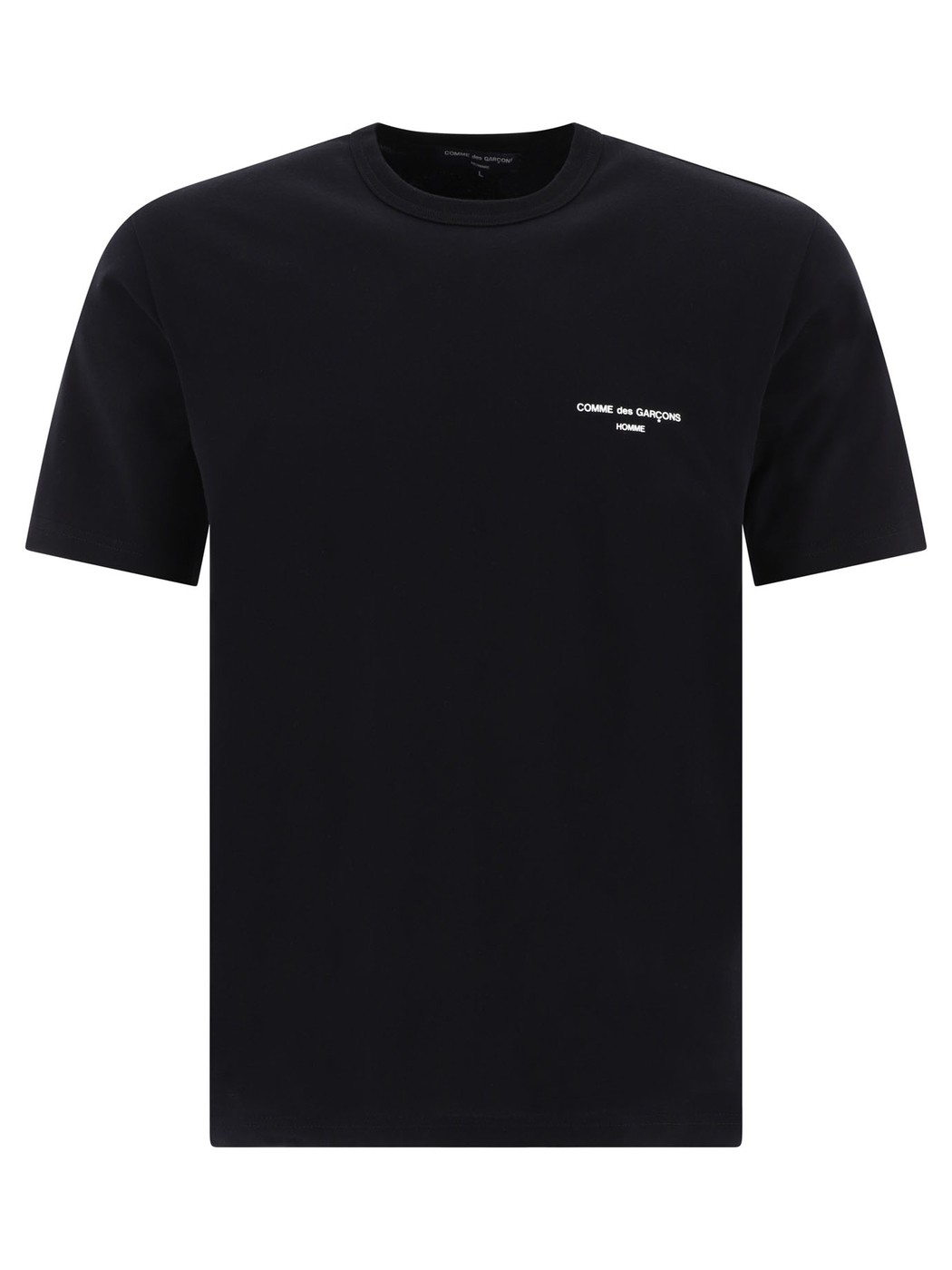 COMME DES GARCONS HOMME コム・デ・ギャルソン・オム ブラック Black T-shirt with logo Tシャツ メンズ 春夏2024 HM-T101-S241 BLACK 【関税・送料無料】【ラッピング無料】 vi
