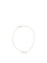 セリーヌ ネックレス（レディース） 【15,000円以上1,000円OFF!!】 CELINE セリーヌ ホワイト White "Monochroms" necklace ジュエリー メンズ 春夏2024 460JK6BPE01IS 【関税・送料無料】【ラッピング無料】 vi