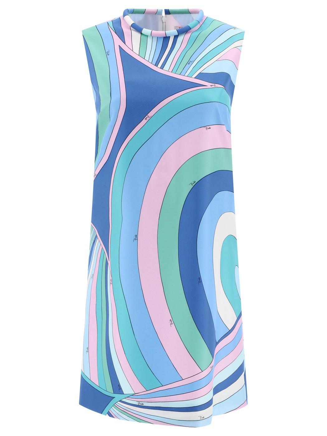 EMILIO PUCCI エミリオ プッチ ブルー Light Blue Iride-Print dress ドレス レディース 春夏2024 4HRG084H751011 【関税・送料無料】【ラッピング無料】 vi