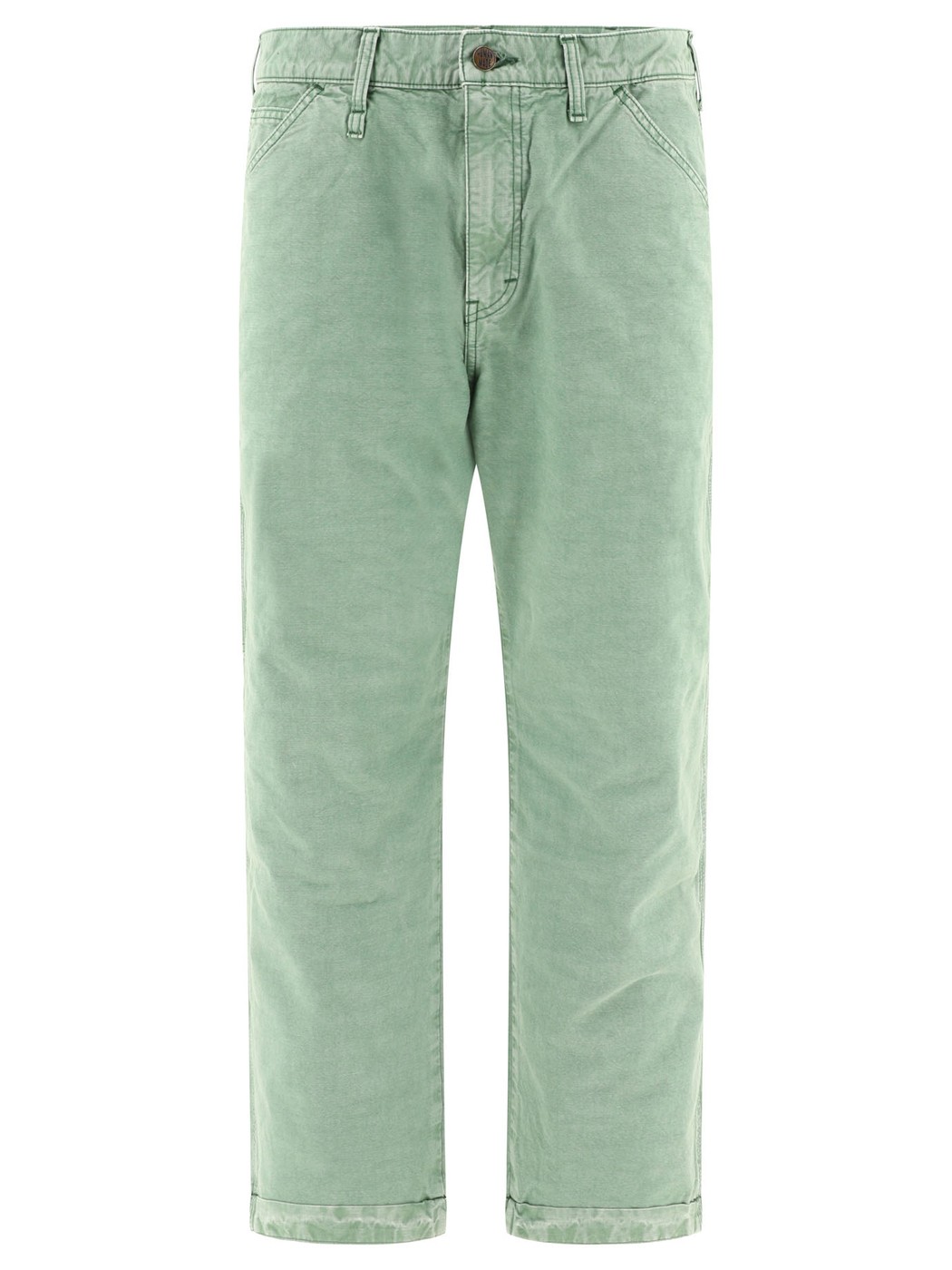 HUMAN MADE ヒューマンメイド グリーン Green Garment Dyed Painter trousers パンツ メンズ 春夏2024 HM27PT008GREEN 【関税 送料無料】【ラッピング無料】 vi