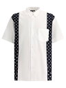 【15,000円以上1,000円OFF 】 COMME DES GARCONS HOMME コム デ ギャルソン オム ホワイト White シャツ メンズ 春夏2024 HM-B020-S242 WHITEX NAVY/WH 【関税 送料無料】【ラッピング無料】 vi