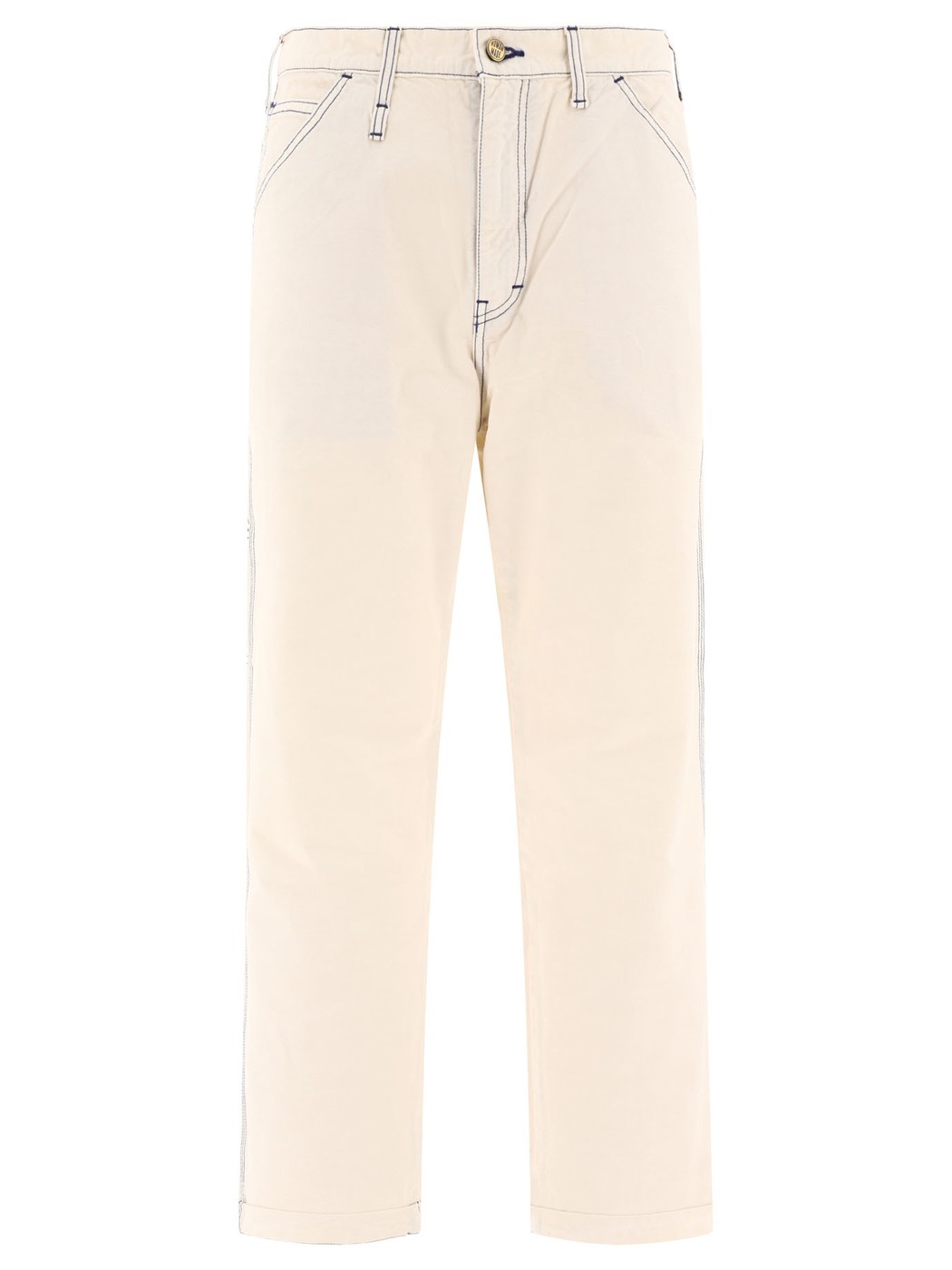 HUMAN MADE ヒューマンメイド ホワイト White Garment Dyed Painter trousers パンツ メンズ 春夏2024 HM27PT008WHITE 【関税 送料無料】【ラッピング無料】 vi