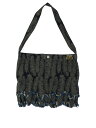 【10周年記念クーポン！P4倍！】 KAPITAL キャピタル ブラック Black 12oz Feather Denim shoulder bag バッグ メンズ 春夏2024 K2403XB507NOU 【関税 送料無料】【ラッピング無料】 vi