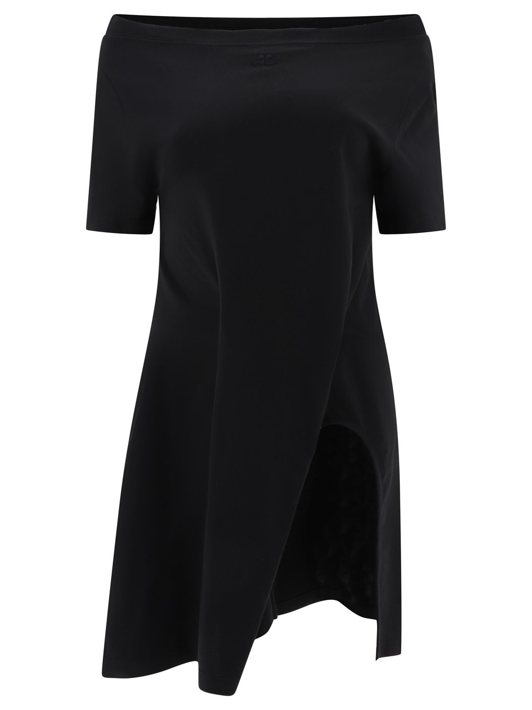 【土日限定クーポン配布中！】 COURREGES クレージュ ブラック Black Asymmetric dress ドレス レディース 春夏2024 224JRO420JS01079999 【関税・送料無料】【ラッピング無料】 vi