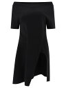 【15,000円以上1,000円OFF!!】 COURREGES クレージュ ブラック Black Asymmetric dress ドレス レディース 春夏2024 224JRO420JS01079999 【関税・送料無料】【ラッピング無料】 vi