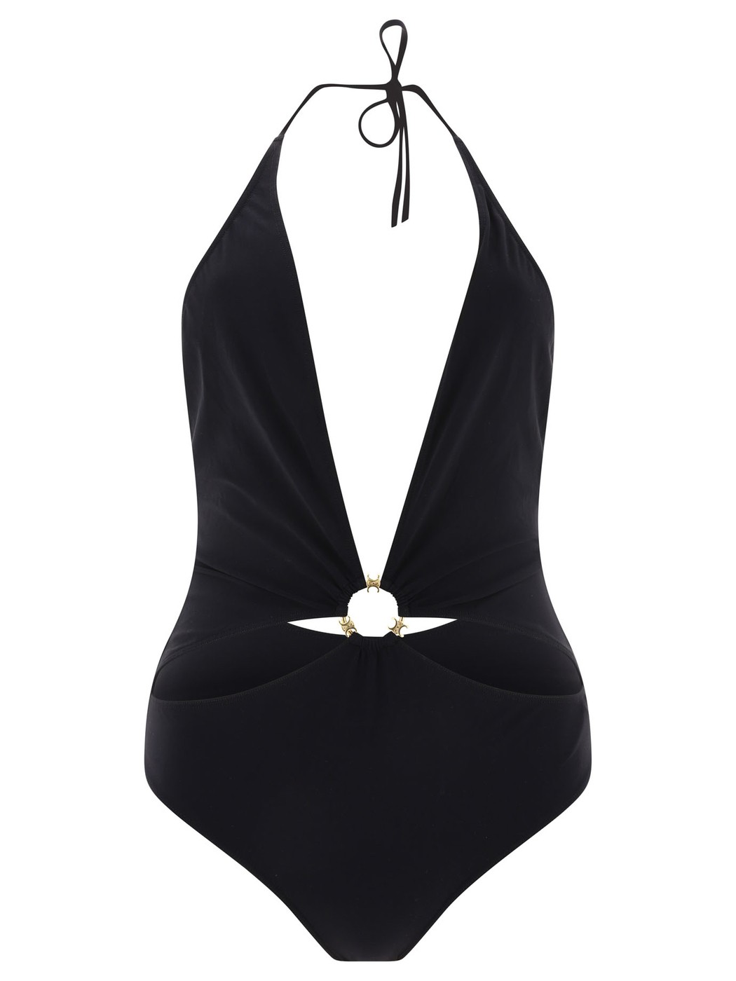 【土日限定クーポン配布中！】 CELINE セリーヌ ブラック Black "Triomphe" swimsuit ファッション小物..