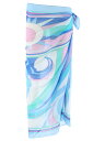 【15,000円以上1,000円OFF!!】 EMILIO PUCCI エミリオ プッチ ブルー Light Blue Cigni-Print cotton sarong ファッション小物 レディース 春夏2024 4HPD154H993069 【関税・送料無料】【ラッピング無料】 vi